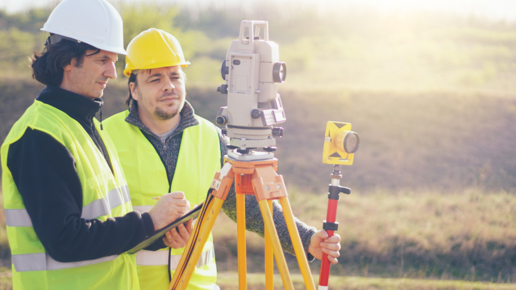 ALTA/NSPS survey in a property.