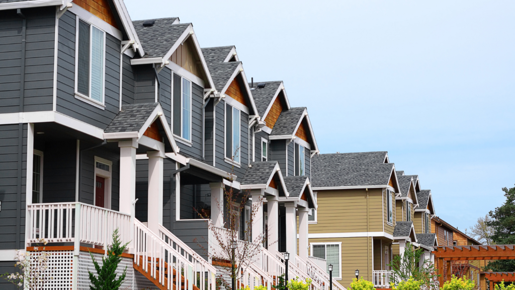 Real estate houses.